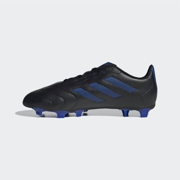 NEW ADIDAS kids unisex goletto viii fg j soccer shoe in core black/royal blue/co - Picture 4 of 4